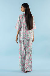 Stitched Floral Cambric Co-ord